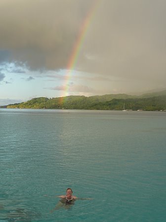 rainbows off Tahaa