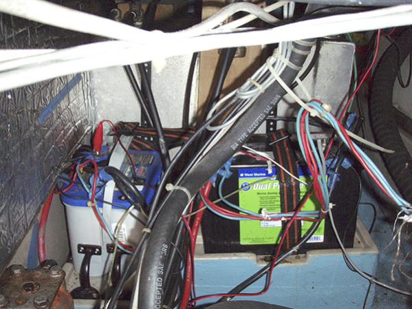 Rats nest of wiring