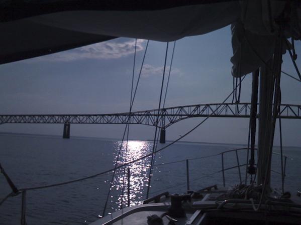 Returning to Carters Cove on the Rappahannock