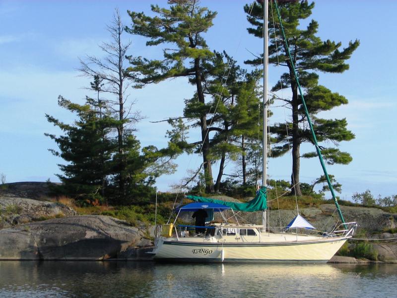 Rock dock near Collins Inlet