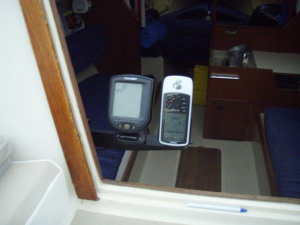 rotated gps and fishfinder