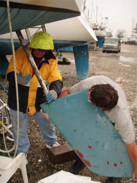 rudder repair