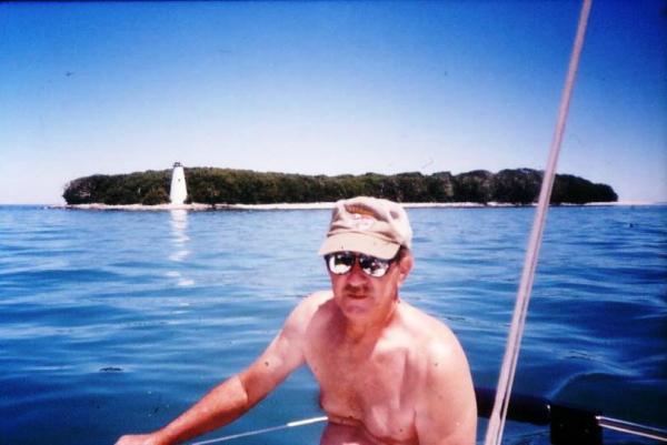 Sailing 2001 15 Uncle Fred near West Sister Island