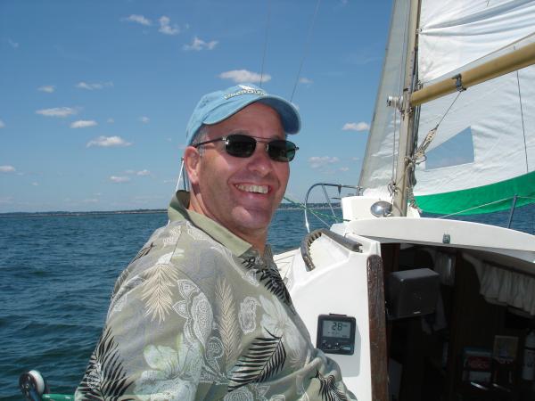 Sailing back from Mattituk Inlet.