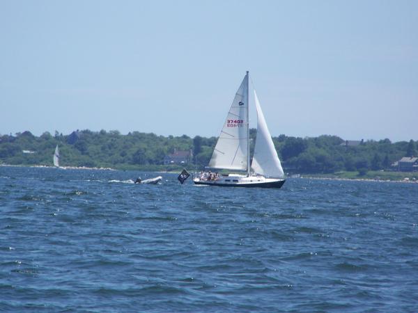 sailing for the first time