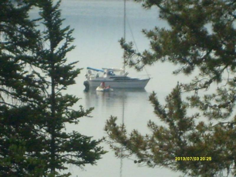 Sailing in Jackson Lake