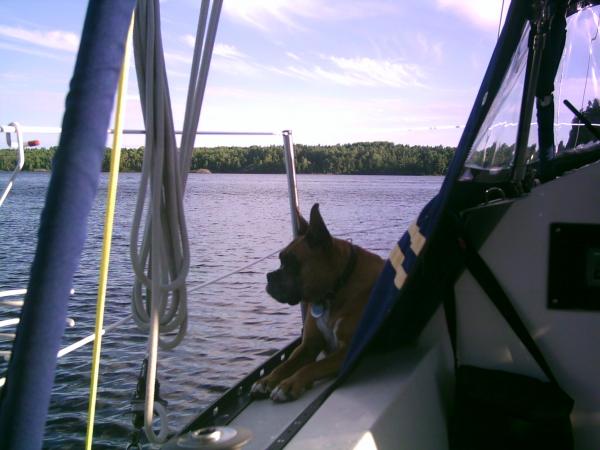 Sailing in North Channel