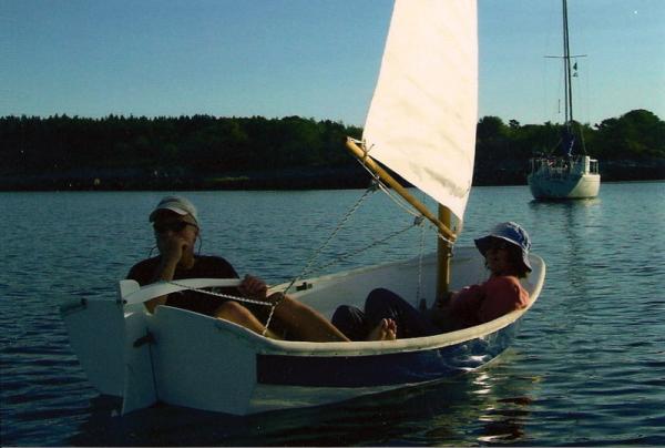 Sailing in Stage Island Hbr, ME 2009