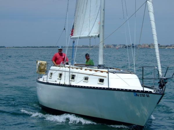 Sailing off of Atlantic City