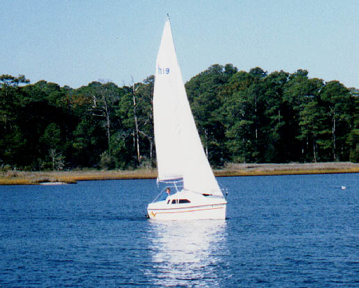 Sailing on Bogue Sound, NC