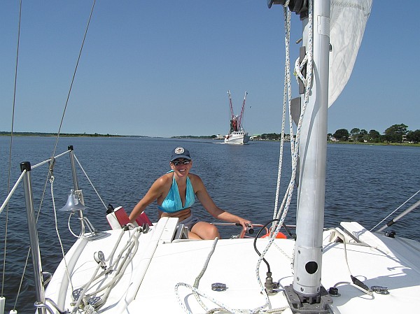 Sailing on Bogue Sound