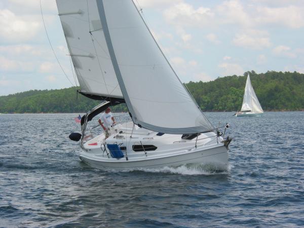 Sailing on Lake DeGray