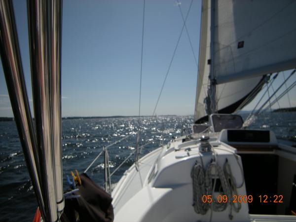 sailing south to Westport