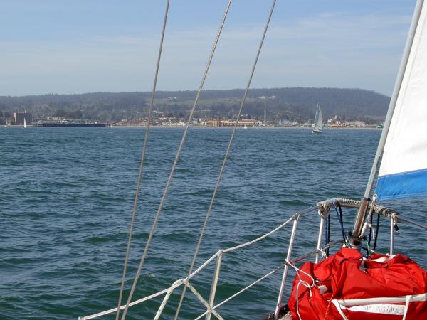 Sailing Toward Santa Cruz Broadwalk