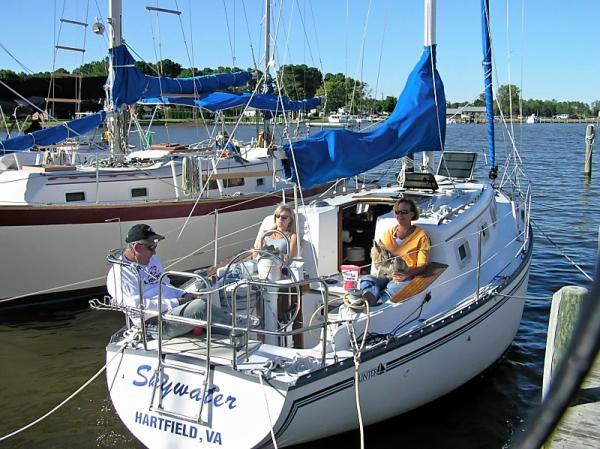 Sailing with Dave and Kathleen