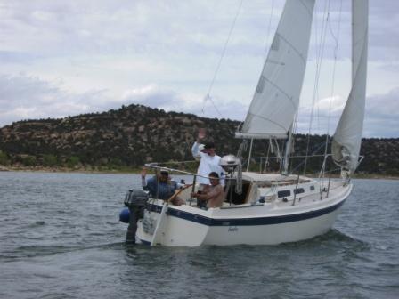 Sailing with friends!