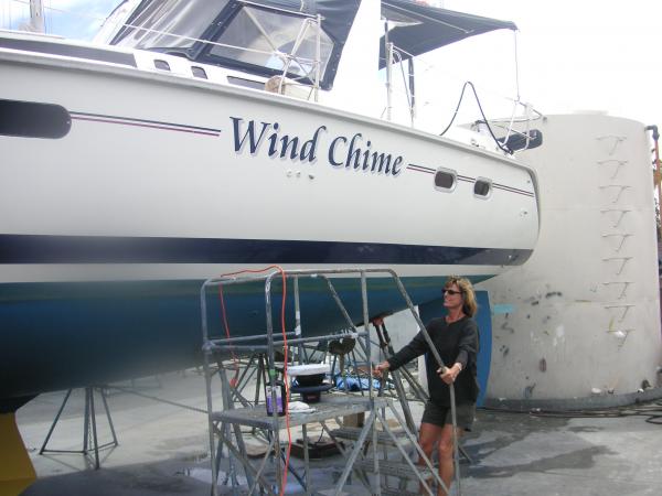 Setting up to go onboard