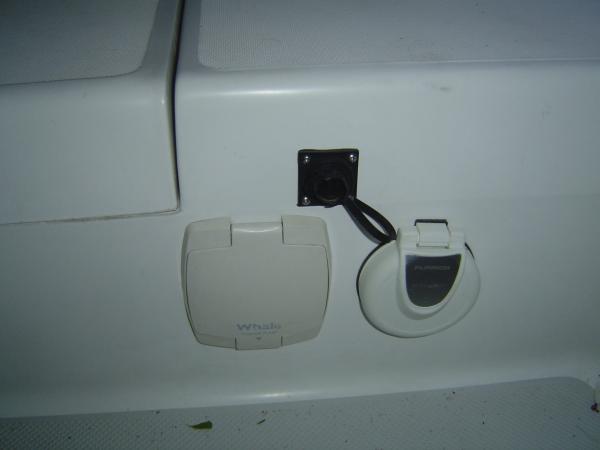 Shore power inlet