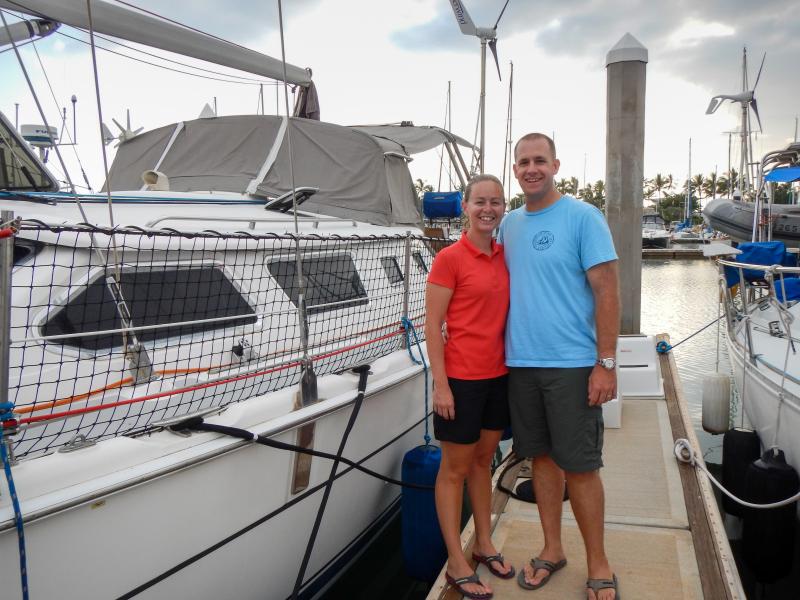 Sitting in Ko'Olina Marina