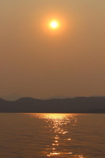 Smokey sunset