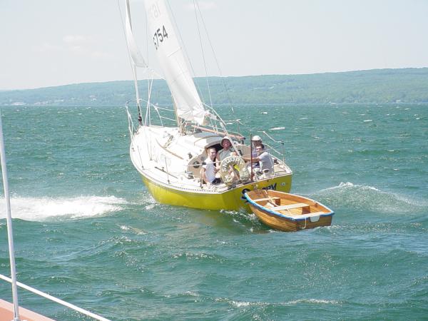 Snoopy- C&amp;C 27 from Marquette Mi, just off Bayfield Wi.