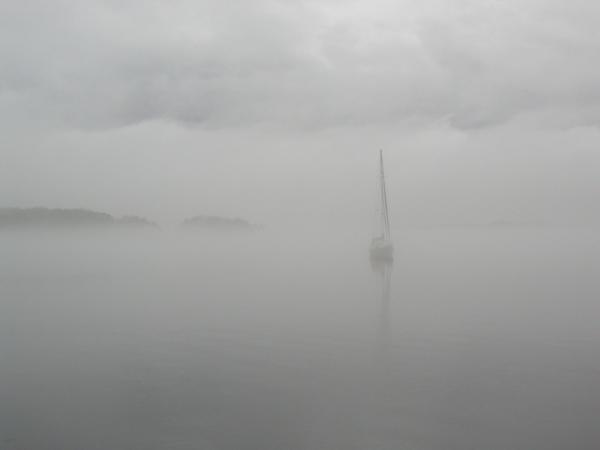 South River fog
