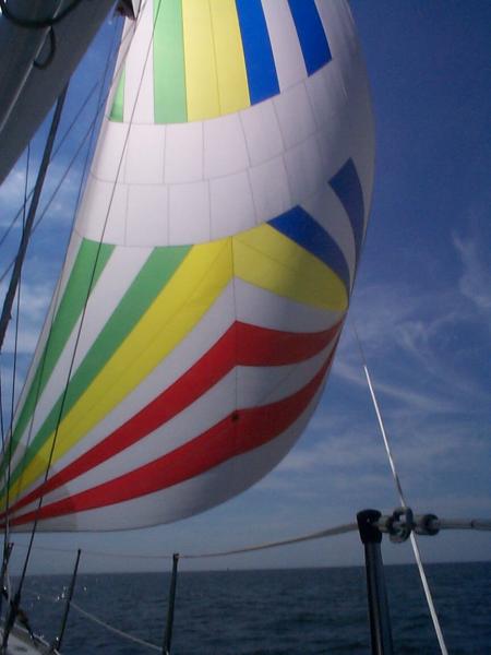 Spinnaker time!