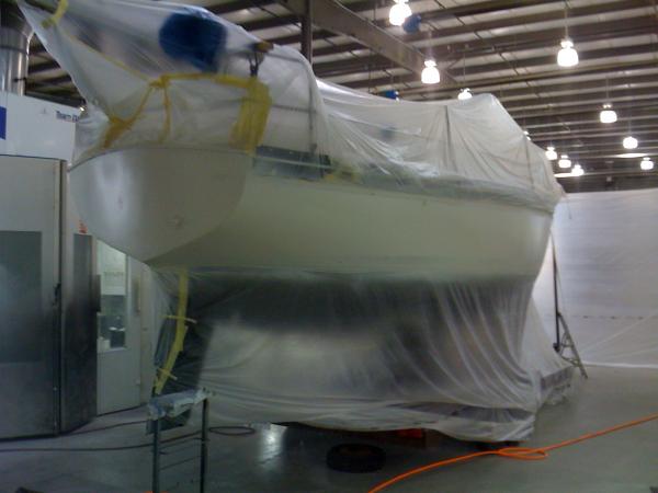 spraying hull