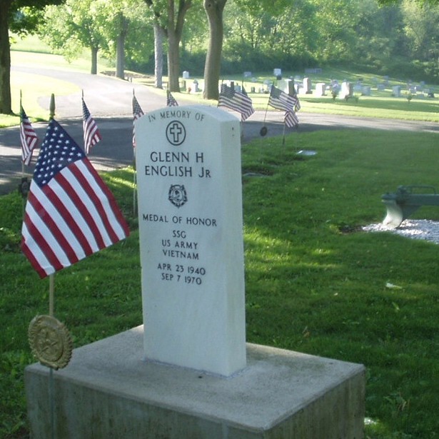 SSgt English is buried in the cemetery at Ft Bragg, NC