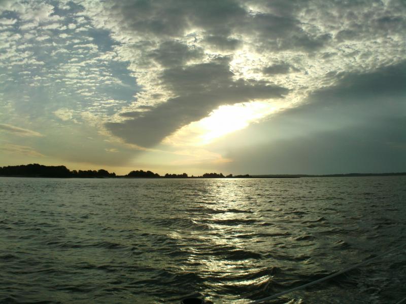 St Simons Sound sunset