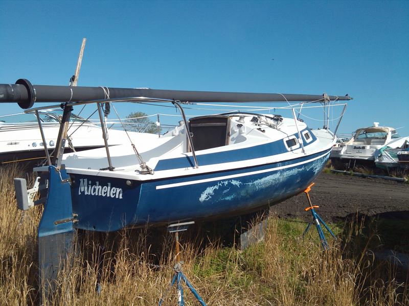 Starboard side damage