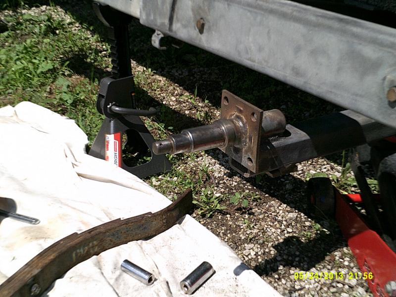 Starting on the trailer. Hubs, bearings, springs, tires, rims.