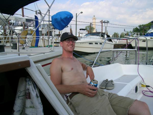 Steve relaxing at PIB.