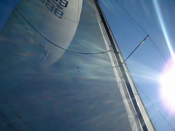 Sunrays casting on sails