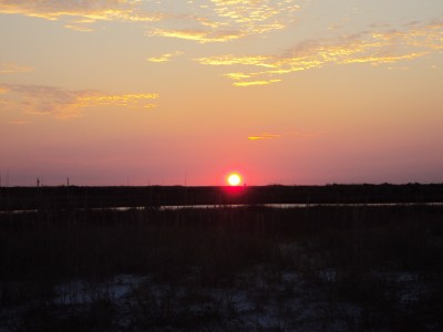 Sunrise on Cat Island, day 2.