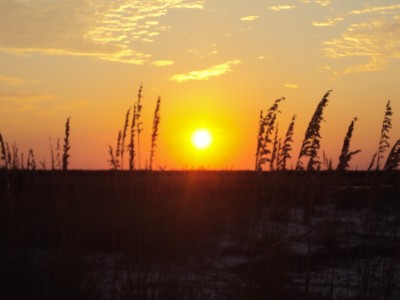 Sunrise on Cat Island, day 2.