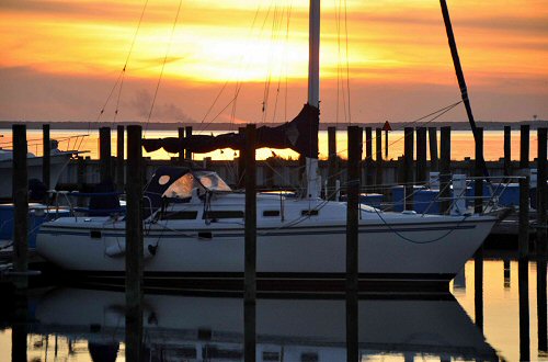 Sunset at Shelter Harbor