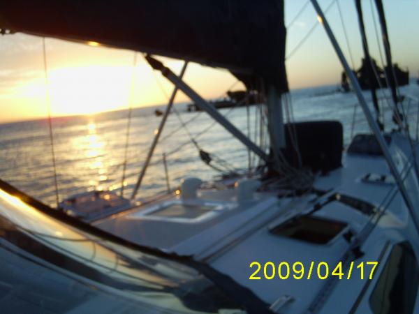 sunset at the Tangalooma wrecks