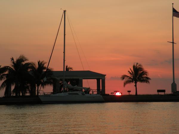 Sunset in Boca Chita Key