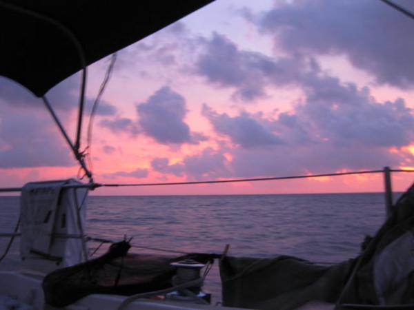 Sunset in Gulf of Mexico