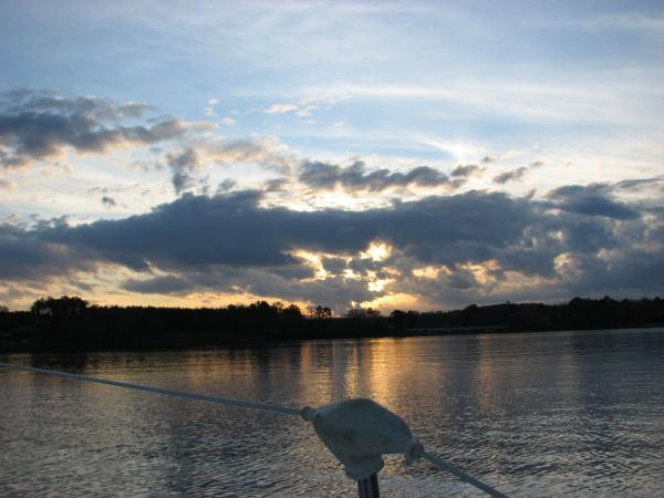 Sunset in paradise