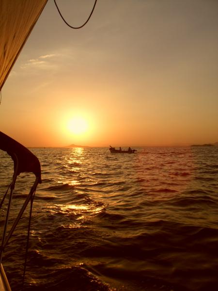 Sunset  Mar Menor July 2010