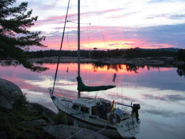 sunset near Collins Inlet | Sailboat Owners Forums