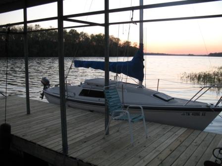 sunset on Harbor Island - Old Hickory Lake - Nashville TN