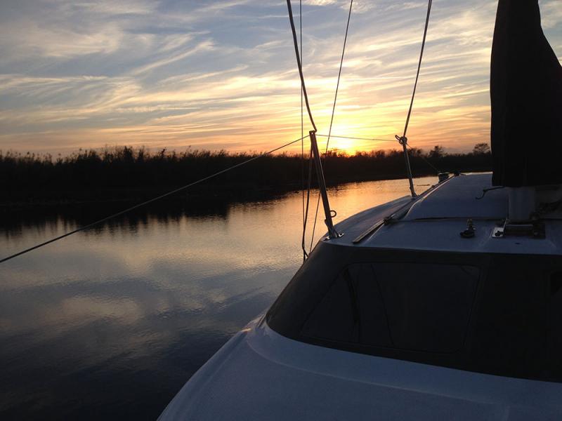 Sunset on Lake Monroe FL