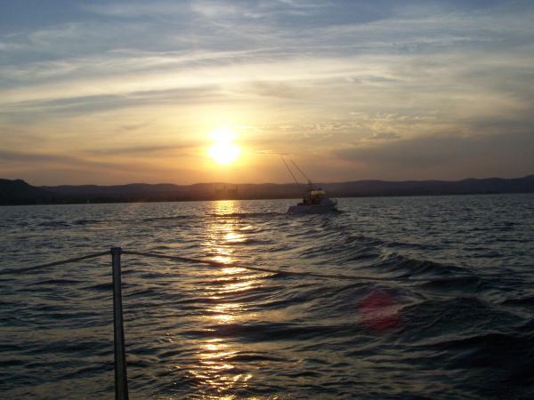 Sunset on the Hudson River