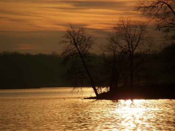 Sunset on the Rhode