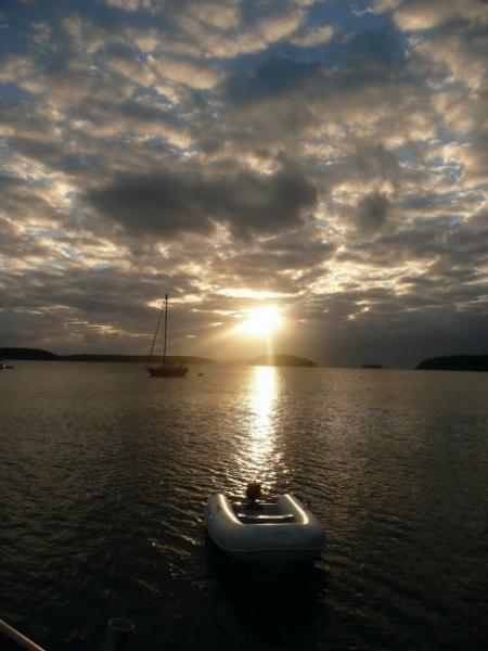 Tahiti sunset