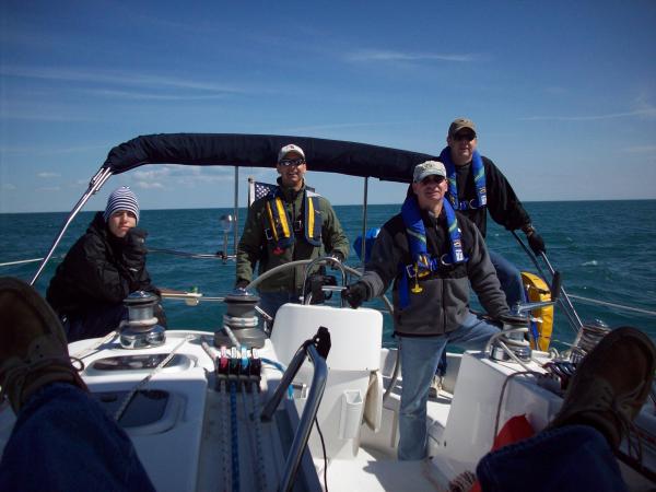 The Motley delivery crew just out of the Racine Harbor