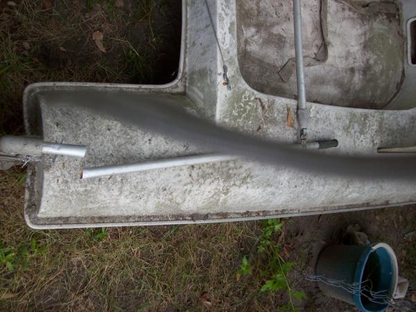 The rudder bar was broken. Later found out one of the connectors was fabricated from scratch. It looked better than the original.